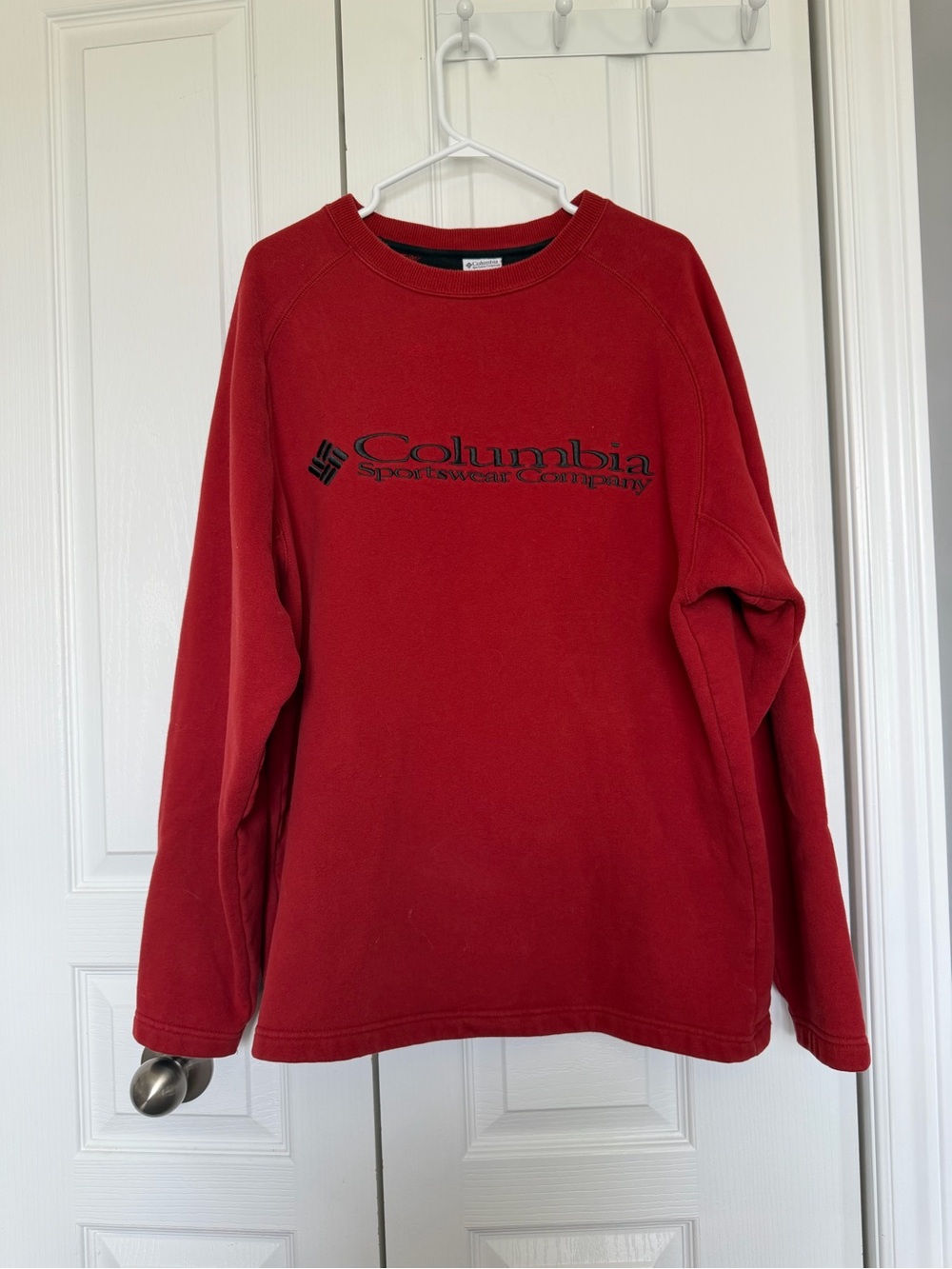 Columbia Red Logo Crewneck Sweatshirt